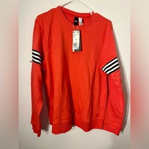 NWT Women’s adidas coral pullover crewneck xl